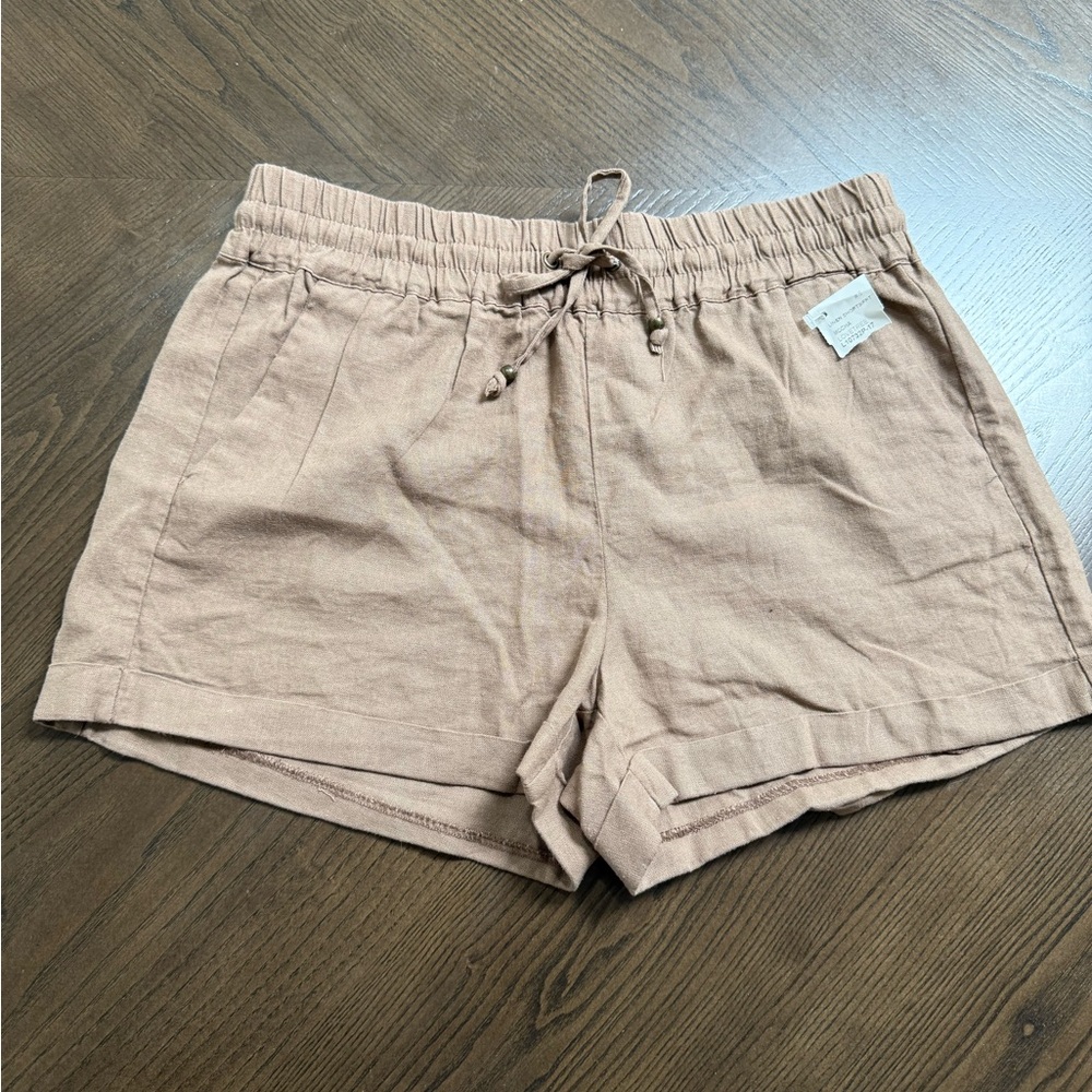 Women's Tan Casual Shorts